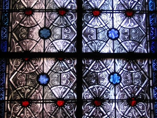 Glasparti i  La Cath�drale de la ville de Coutances