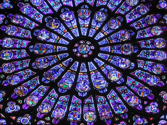 Vindue i Notre Dame